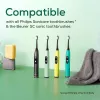 Pakaitinių dantų šepetėlio galvučių rinkinys Beurer SC Premium Protection Plus Green Planet — juodos, 4 vnt.