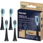 Pakaitinių dantų šepetėlio galvučių rinkinys Beurer SC Premium Protection Plus Green Planet — juodos, 4 vnt.