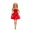 Barbie Mattel 80-ojo jubiliejaus rubino raudonumo šventinė mados lėlė, vilkinti raudoną suknelę su aksesuarais