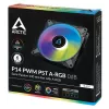 ARCTIC P14 PWM PST A-RGB 0dB – pusiau pasyvus 140 mm ventiliatorius su skaitmeniniu A-RGB