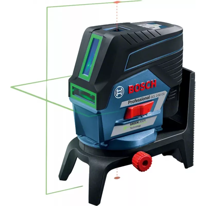Bosch GCL 2-50 CG PROFESSIONAL linijinis/taškinis lazerinis nivelyras 20 m