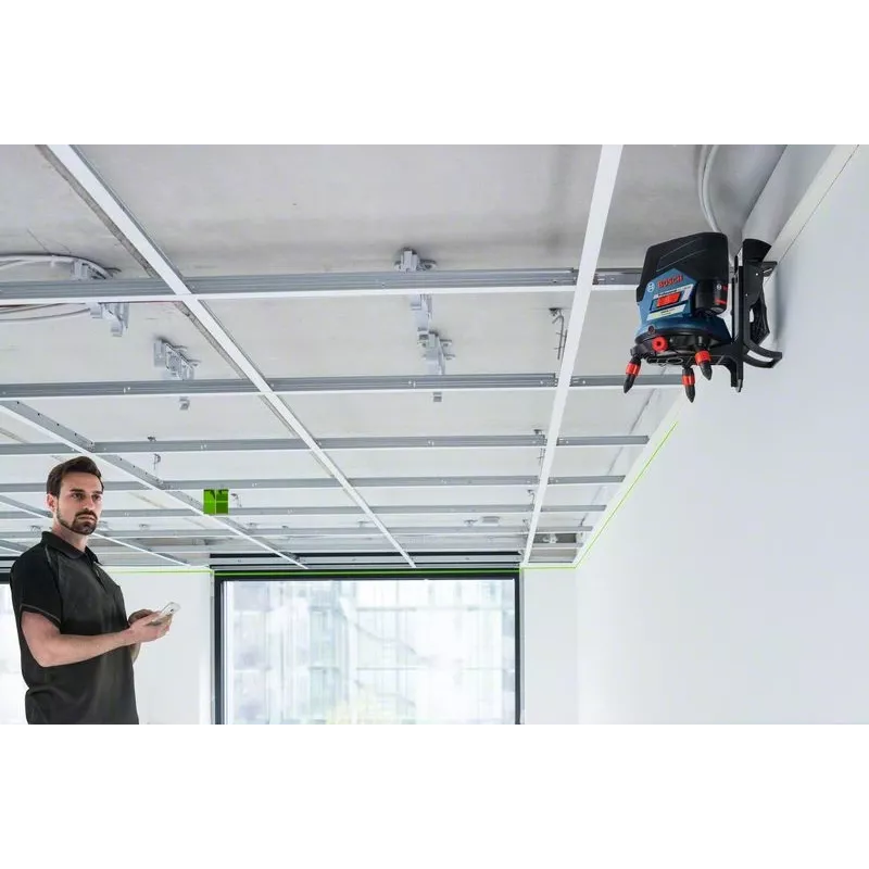 Bosch GCL 2-50 CG PROFESSIONAL linijinis/taškinis lazerinis nivelyras 20 m