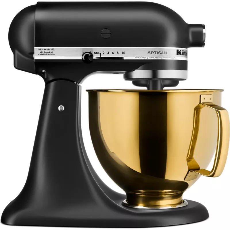 KitchenAid 5KSM125EBM virtuvinis kombainas 300 W 4,8 L Juodas