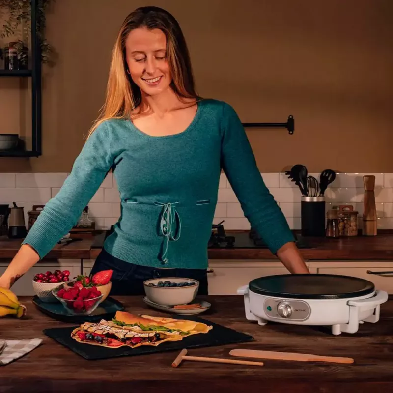 Blyninė CECOTEC Fun Creepy Crepesmaker balta 1 200 W