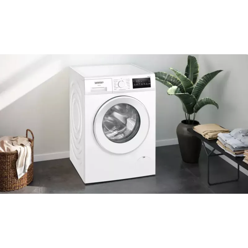 Skalbimo mašina Siemens iQ300 WM14N271 priekinio pakrovimo 8 kg 1351 aps./min. Balta A klasė