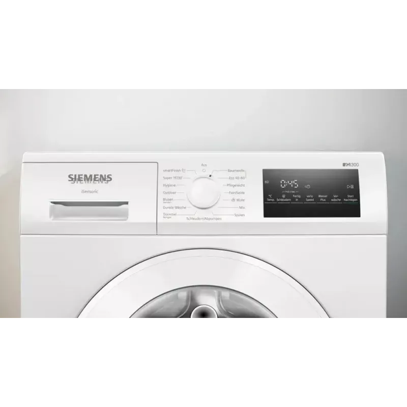 Skalbimo mašina Siemens iQ300 WM14N271 priekinio pakrovimo 8 kg 1351 aps./min. Balta A klasė