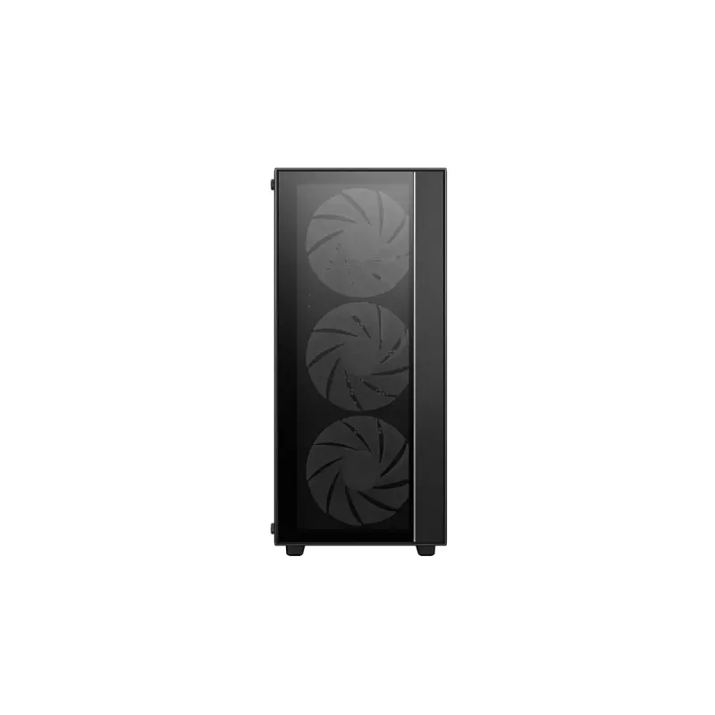 PC korpusas DeepCool MATREXX55 V4 C Midi Tower Juoda — grūdintas stiklas, ATX/microATX palaikymas, USB-C, maks. GPU 370 mm
