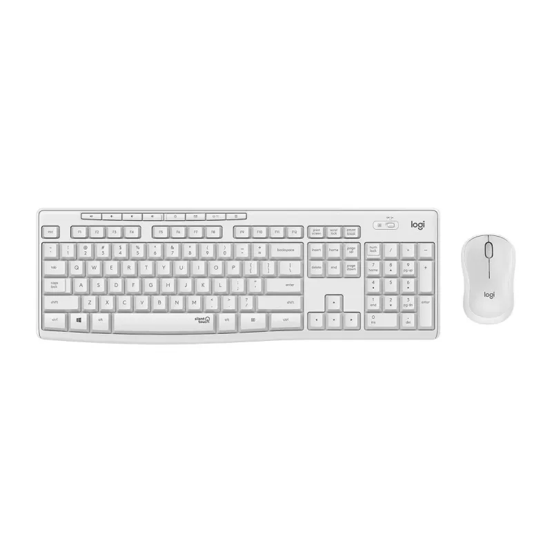 Logitech MK295 Silent Wireless Combo klaviatūra RF belaidė QWERTY US International balta
