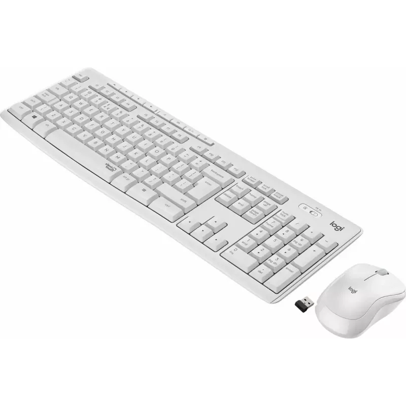 Logitech MK295 Silent Wireless Combo klaviatūra RF belaidė QWERTY US International balta