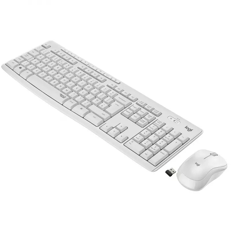 Logitech MK295 Silent Wireless Combo klaviatūra RF belaidė QWERTY US International balta