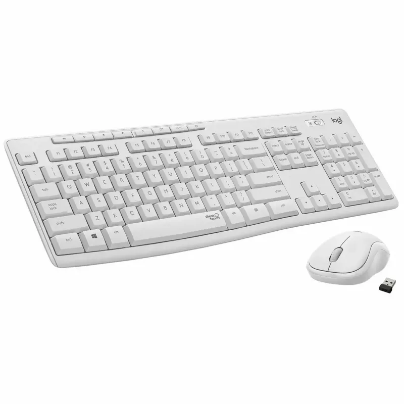 Logitech MK295 Silent Wireless Combo klaviatūra RF belaidė QWERTY US International balta