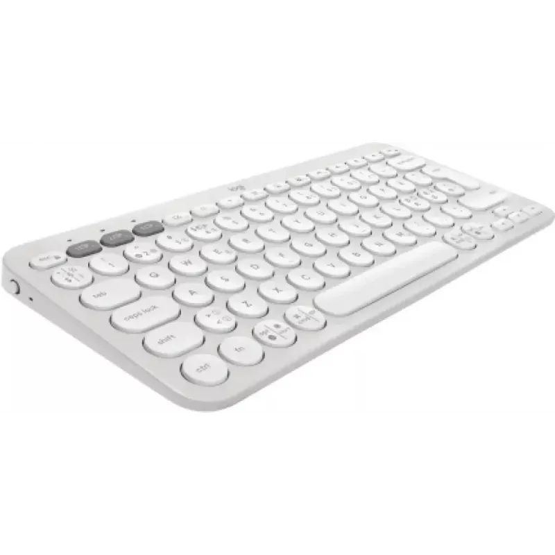 Logitech Pebble Keys 2 K380s klaviatūra universali RF belaidė Bluetooth QWERTY danų suomių norvegų švedų balta