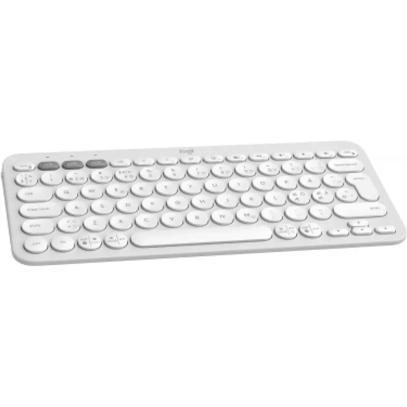 Logitech Pebble Keys 2 K380s klaviatūra universali RF belaidė Bluetooth QWERTY danų suomių norvegų švedų balta