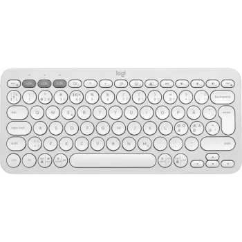 Logitech Pebble Keys 2 K380s klaviatūra universali RF belaidė Bluetooth QWERTY danų suomių norvegų švedų balta