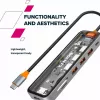 Canyon DS-13 USB Type-C šakotuvas 5000 Mbit/s HDMI USB 3.2