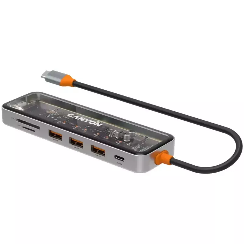 Canyon DS-13 USB Type-C šakotuvas 5000 Mbit/s HDMI USB 3.2