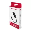 Axagon HUE-M1C 4x USB 3.2 Gen 1 MINI šakotuvas, metalinis, 20 cm USB-C laidas