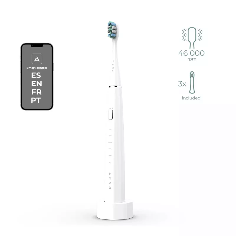 Sonic Electric Toothbrush AENO DB1S White 4 Modes 46000rpm