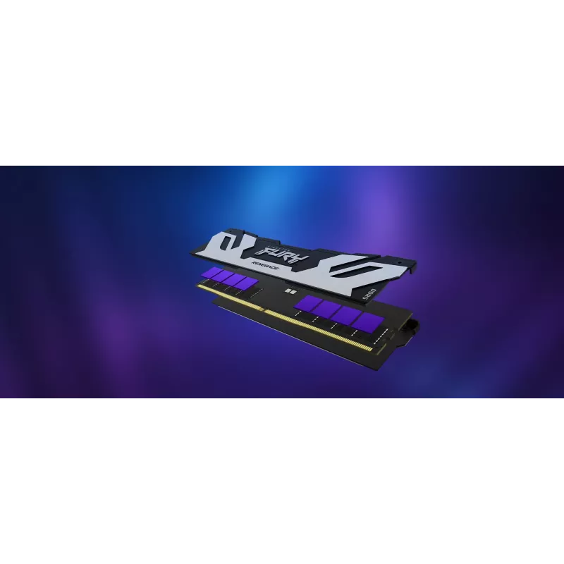 Kingston Technology FURY 32GB 6400MT/s DDR5 CL32 DIMM Renegade Sidabrinė XMP