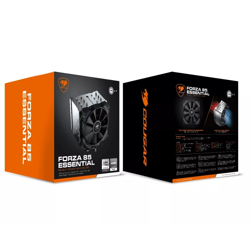 Aušintuvas / radiatorius COUGAR Gaming CGR-FZAE85 12 cm juodas