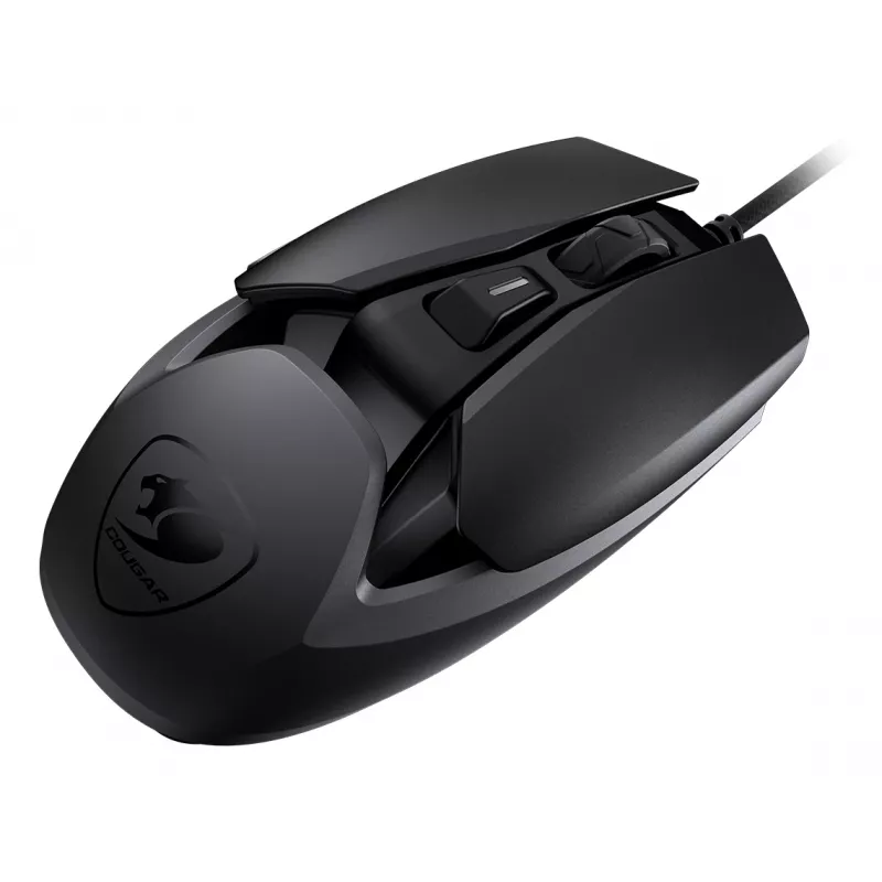 COUGAR žaidimų pelė AirBlader, laidinė, juoda, optinė, USB Type-A, 16000 DPI, juoda