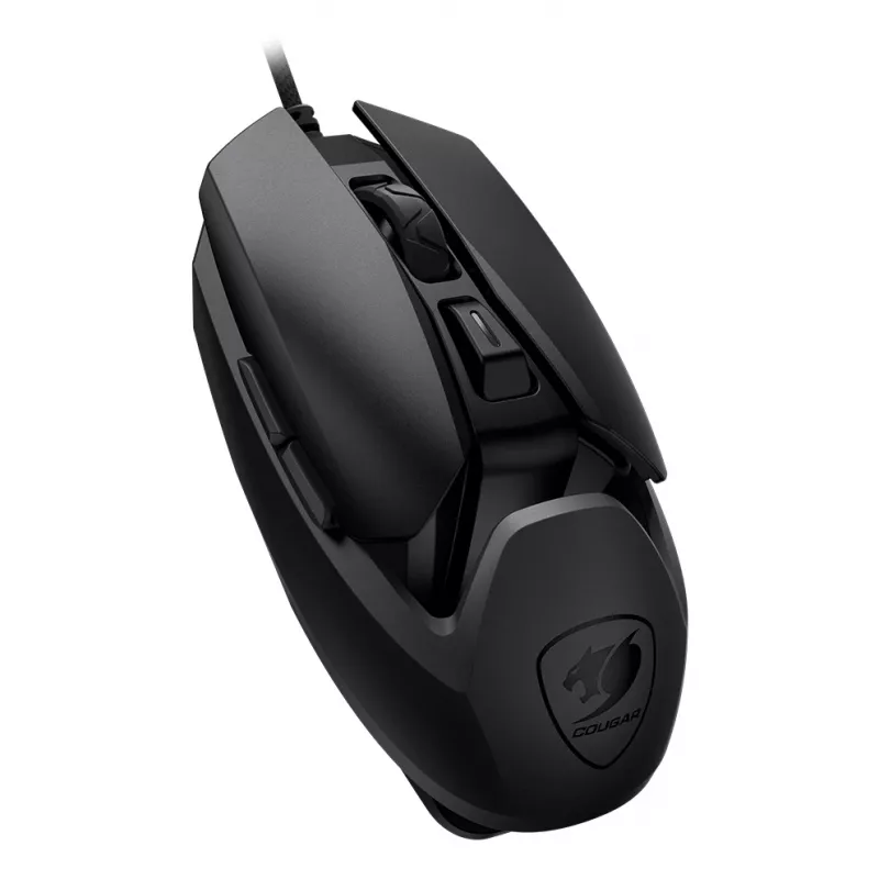 COUGAR žaidimų pelė AirBlader, laidinė, juoda, optinė, USB Type-A, 16000 DPI, juoda