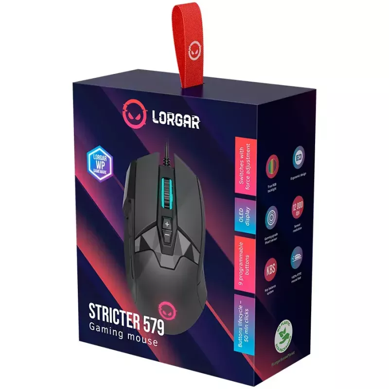 Žaidimų pelė LORGAR Stricter 579 USB