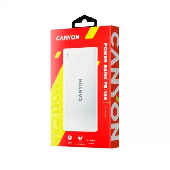Nešiojamas įkroviklis Canyon PB-106 10000 mAh