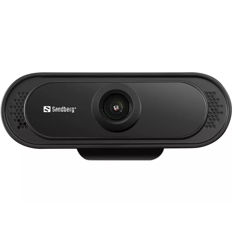 Sandberg USB Webcam 1080P Saver, 2 MP, 1920 x 1080 pikselių, Full HD, 30 kadrų per sekundę, 1920x1080@30fps, 1080p