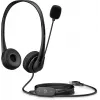 HP Stereo USB Headset G2, laidinis, biurui / skambučių centrui, 90 g, ausinės, juodos