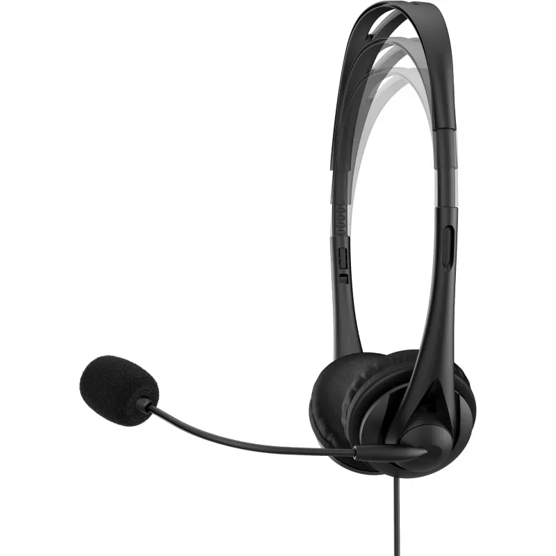 HP Stereo USB Headset G2, laidinis, biurui / skambučių centrui, 90 g, ausinės, juodos
