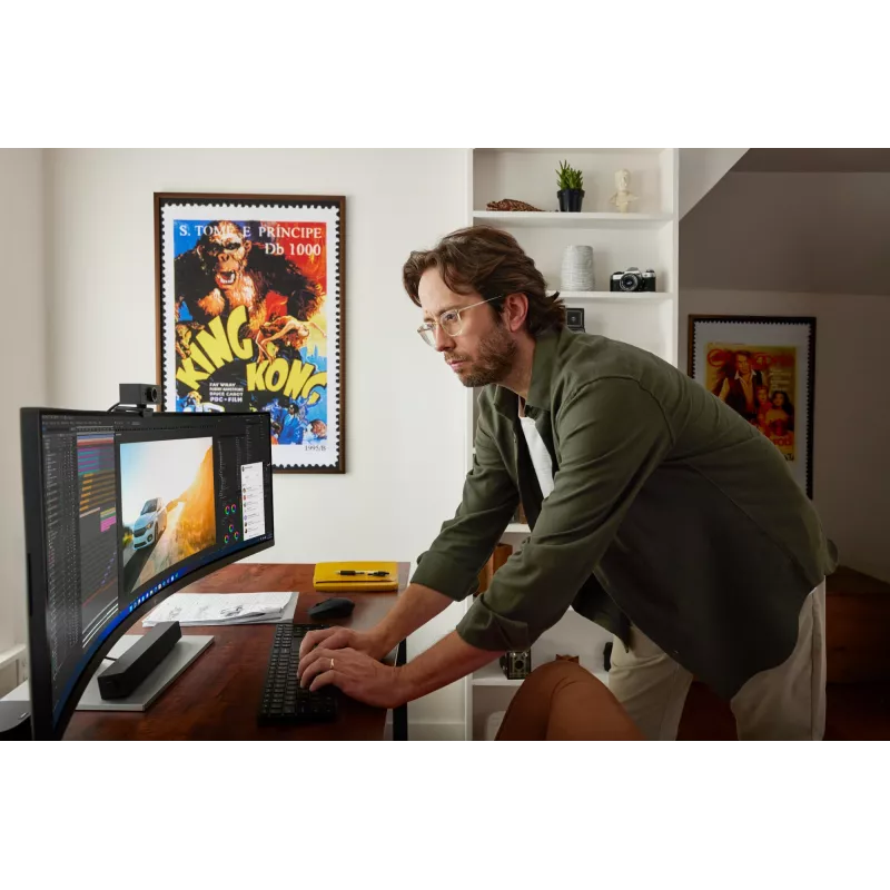 HP 625 FHD internetinė kamera, 4 MP, 1920 x 1080 pikselių, Full HD, verslo, USB, juoda