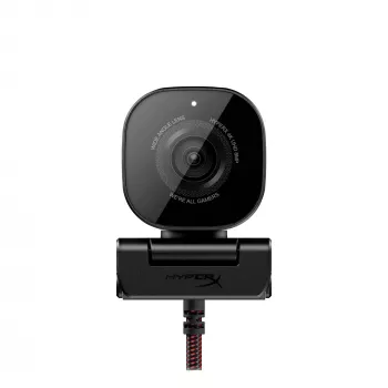 HyperX Vision S internetinė kamera, juoda, Windows 10, Windows 11, Mac OS X 10.10 Yosemite, MacOS, ChromeOS, 45 mm, 93,3 mm