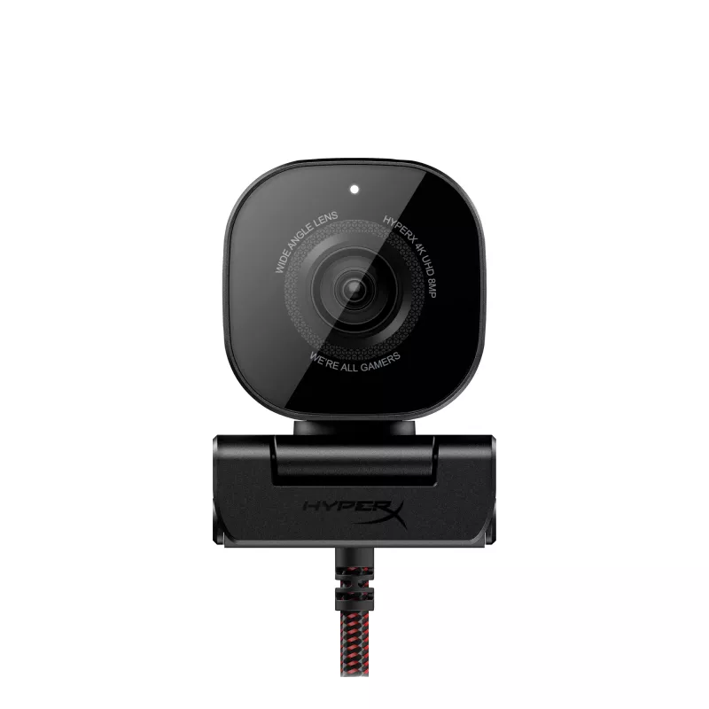 HyperX Vision S internetinė kamera, juoda, Windows 10, Windows 11, Mac OS X 10.10 Yosemite, MacOS, ChromeOS, 45 mm, 93,3 mm