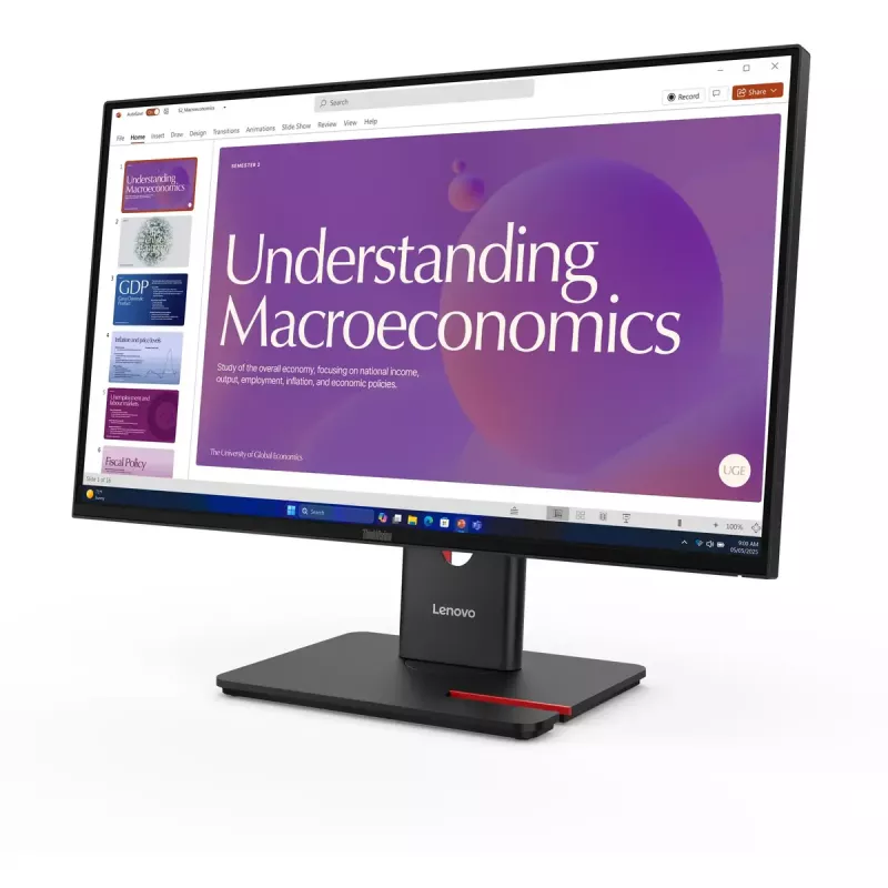 Monitorius Lenovo ThinkVision T24D-40 23,8 colio LCD Full HD 1920 x 1080