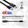 CLUB3D Mini DisplayPort į DisplayPort 1.2 M/M 2m/6.56ft 4K60Hz