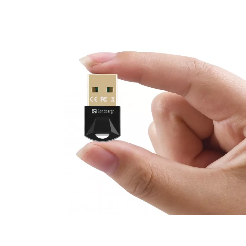 „Sandberg“ USB BT 5.3 belaidis raktas, belaidis, USB, „Bluetooth“, 3 Mbit/s, juodas
