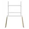 TV laikiklis Gembird TVS-86F-01-W 2,18 m balta mediena 40 kg