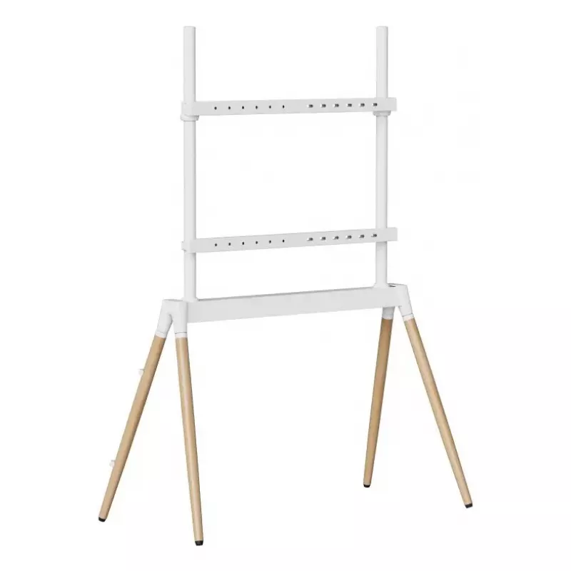 TV laikiklis Gembird TVS-86F-01-W 2,18 m balta mediena 40 kg