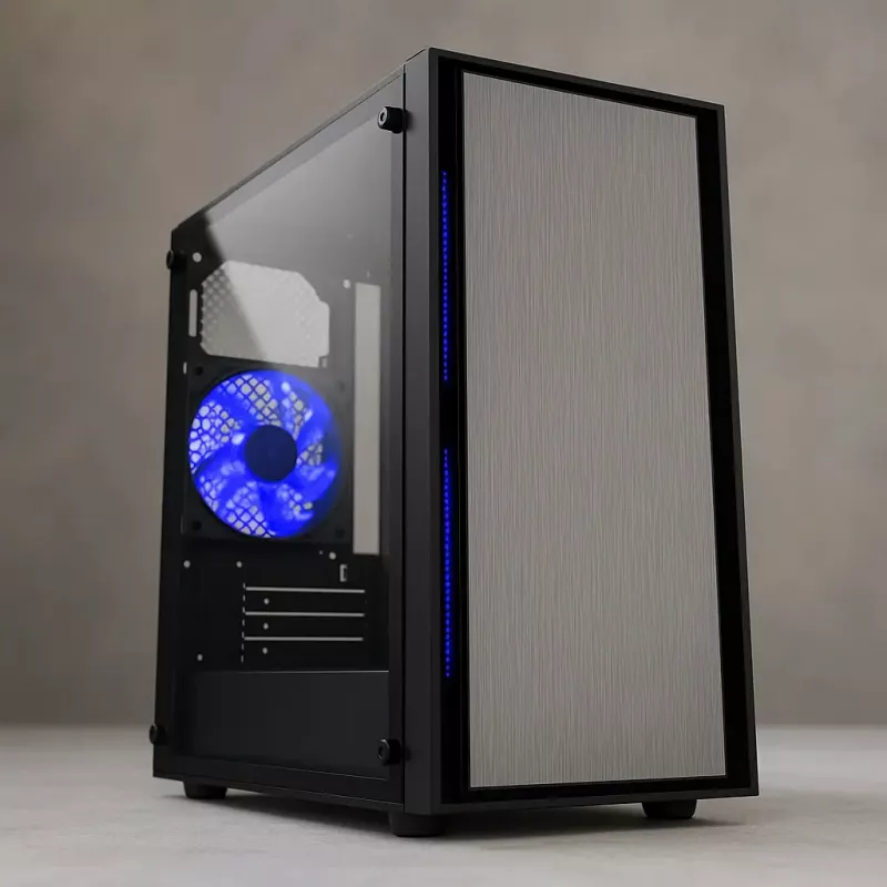 Kompiuterio korpusas Gembird CCC-FORNAX-960B Midi Tower juodas
