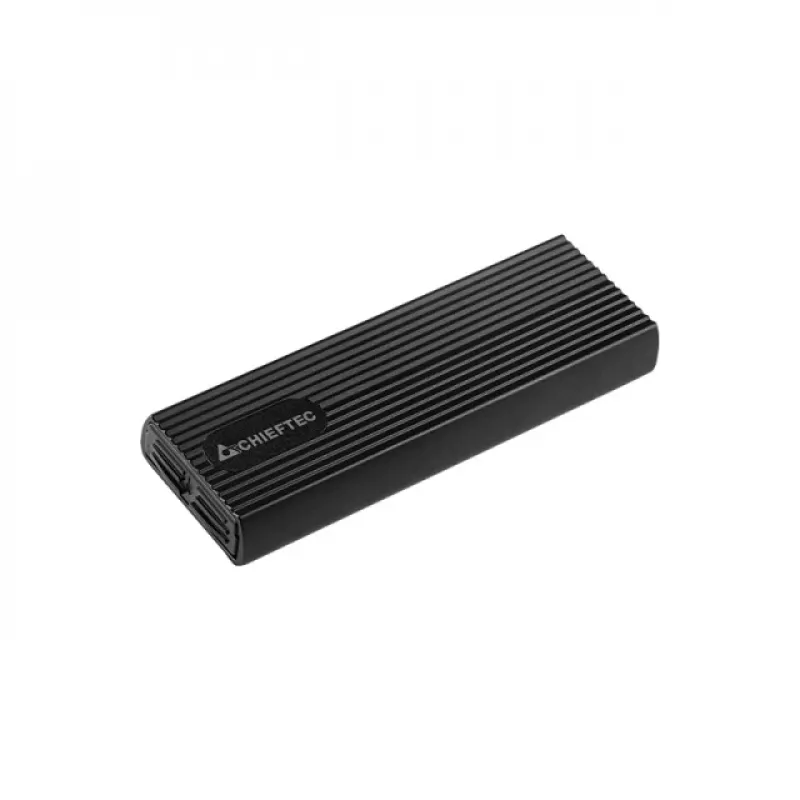 Chieftec CEB-M2C-TL laikmenų dėžutė HDD/SSD dėžutė Juoda M.2