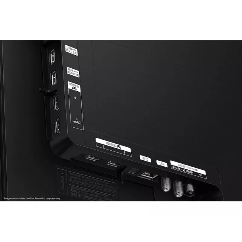 OLED televizorius Samsung QE77S90FAE 77 coliai 4K Ultra HD OLED, 3840×2160, Tizen, 120 Hz, HDR10+ Gaming, Wi‑Fi, Bluetooth 5.3, 4x HDMI, 2.1 ch