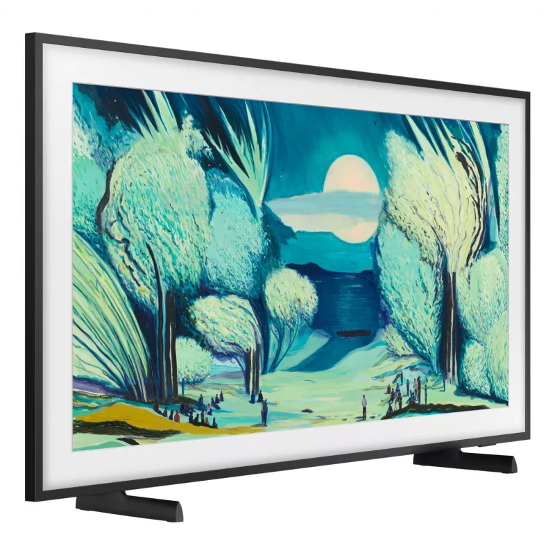 Televizorius Samsung QE43LS03FAU The Frame 43 colių 4K QLED Dual LED Tizen, 3840×2160, Wi‑Fi, juodos spalvos