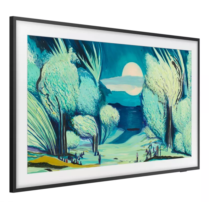 Televizorius Samsung QE43LS03FAU The Frame 43 colių 4K QLED Dual LED Tizen, 3840×2160, Wi‑Fi, juodos spalvos