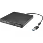 Sandberg USB-C/A DVD įrenginys, juodas, dėklas, stacionariam/nešiojamam kompiuteriui, DVD Super Multi DL, USB Type-C, CD-R, CD-ROM, CD-RW, DVD+R DL, DVD-R, DVD-R DL, DVD-RAM, DVD-ROM, DVD-RW