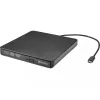 Sandberg USB-C/A DVD įrenginys, juodas, dėklas, stacionariam/nešiojamam kompiuteriui, DVD Super Multi DL, USB Type-C, CD-R, CD-ROM, CD-RW, DVD+R DL, DVD-R, DVD-R DL, DVD-RAM, DVD-ROM, DVD-RW