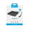 Sandberg USB-C/A DVD įrenginys, juodas, dėklas, stacionariam/nešiojamam kompiuteriui, DVD Super Multi DL, USB Type-C, CD-R, CD-ROM, CD-RW, DVD+R DL, DVD-R, DVD-R DL, DVD-RAM, DVD-ROM, DVD-RW