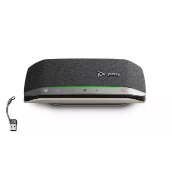 HP Poly Sync 20-M Speakerphone USB-C/A Adapter, Juoda, Windows 10, Windows 11, MacOS, 20 h, CCC, CB, EAC, RoHS, BIS, Federal Communications Commission (FCC), CE, BSMI, 34 mm