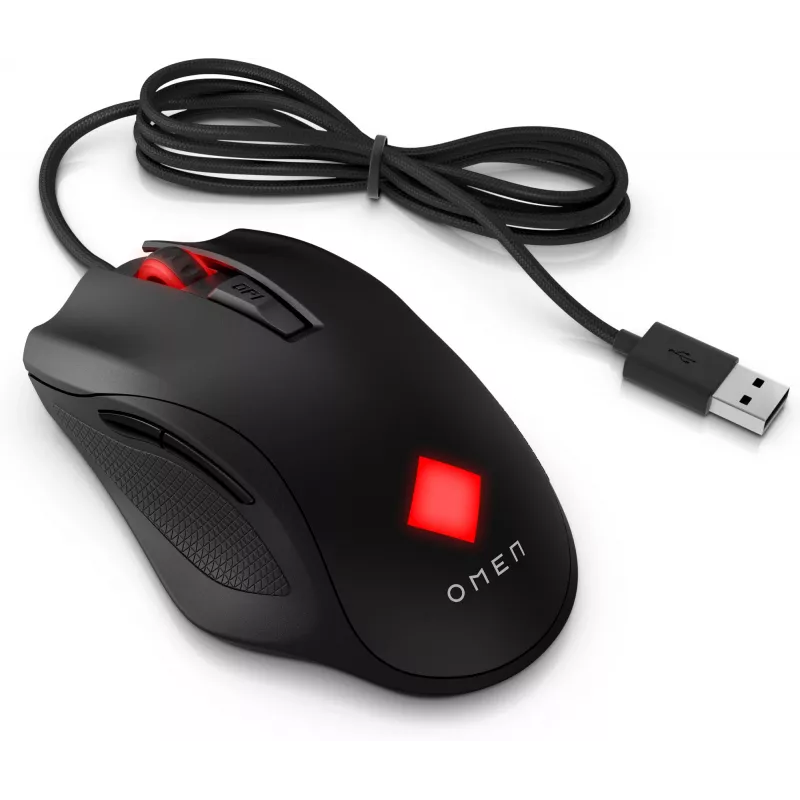 HP OMEN Vector pelė, dešiniarankiams, IR LED, USB Type-A, 16000 DPI, 1 ms, juoda