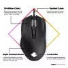 HP OMEN Vector pelė, dešiniarankiams, IR LED, USB Type-A, 16000 DPI, 1 ms, juoda